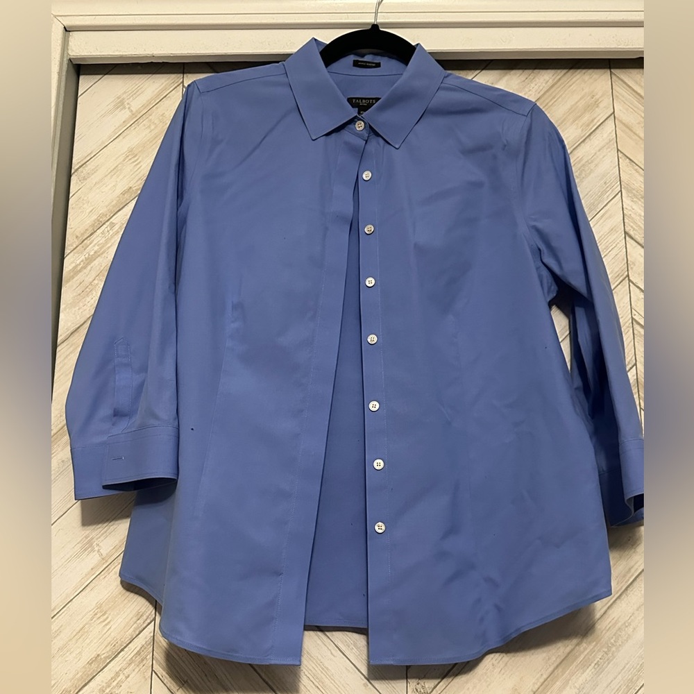 Talbots Classic Blue Men's Dress Shirt